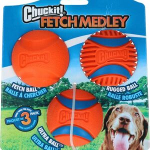 Medley set van 3 hondenballen Chuckit!