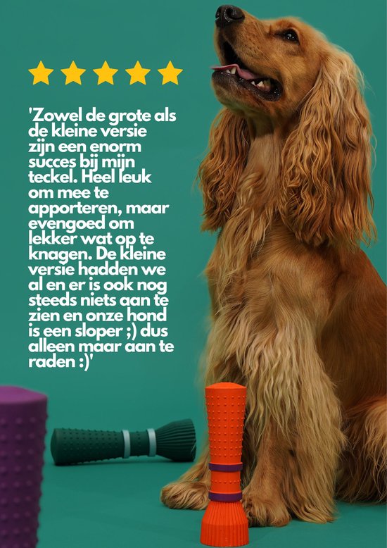 Kauwspeelgoed Furmey Zoomies Kauwstaaf Oranje Review